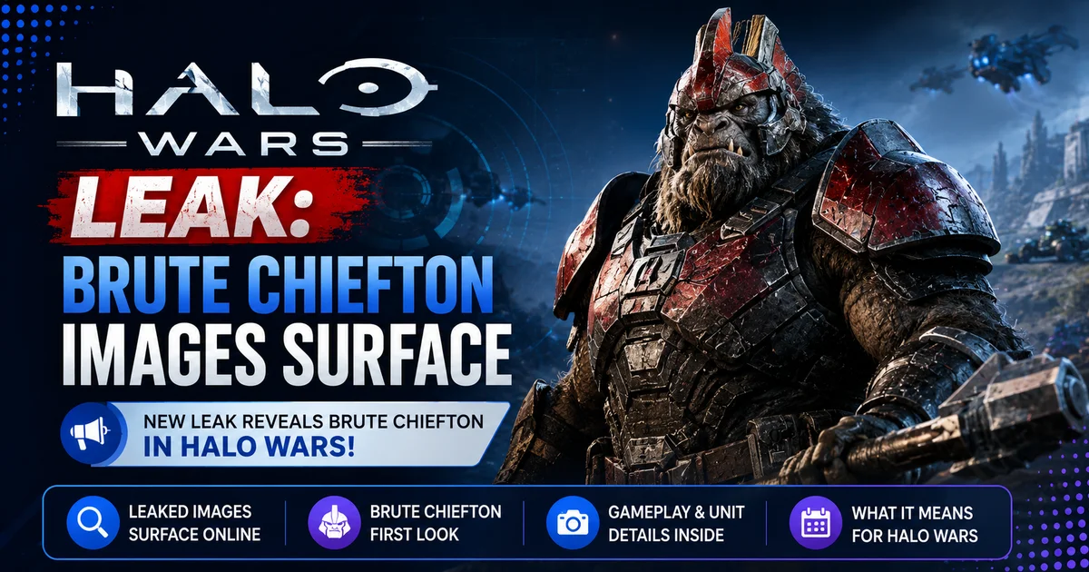 Filtración de Halo Wars: Aparecen imágenes del Jefe Brute